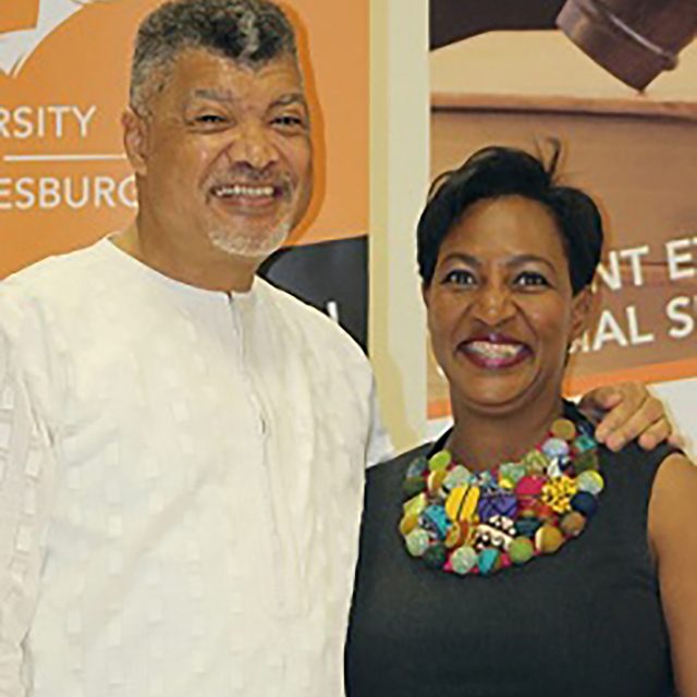 Prof Ihron Rensburg And Ms Andisiwe Kawa Thumbnail