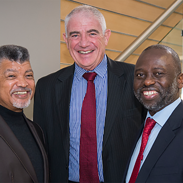 Prof Ihron Rensburg And Prof Roy Marcus And Prof Tshilidzi Marwala