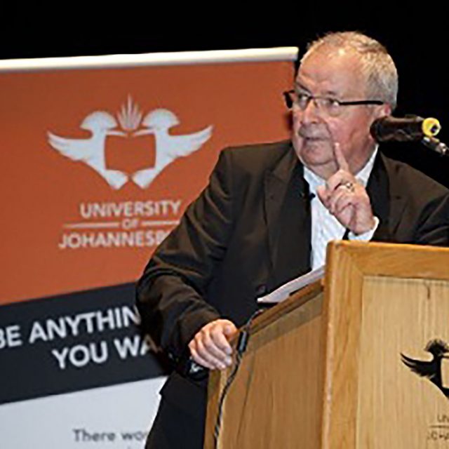 Prof Klaus Topfer Talking To The Public About Sustainable Energy