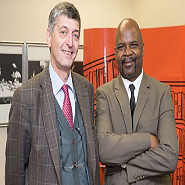Mr Milcho Damianov And Mr Tinyiko Maluleke