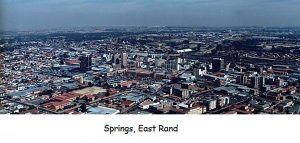 Springs East Rand Town