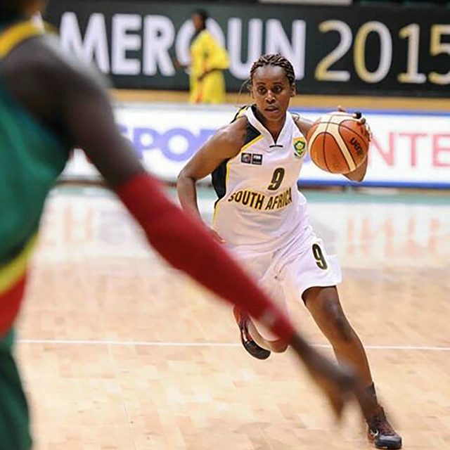 Uj Alumna Lungile Mtsweni At The Afrobasket Women In 2015