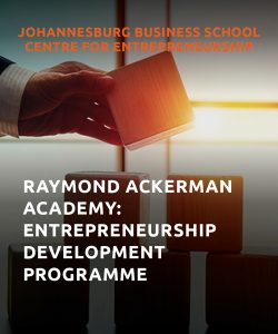 1 Raymond Ackerman Academy Entrepreneurship Development Programme