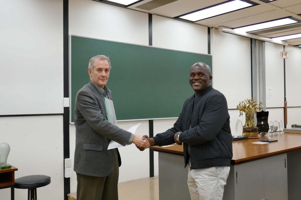 Eskom Floating Trophy For The Best Honours Energy Studies Student