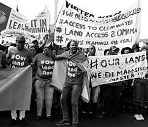 March Of Labour Tenants At Constitutional Court