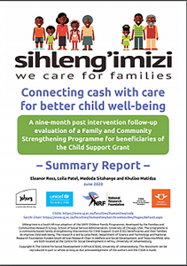 Sihlengimizi Report Cover