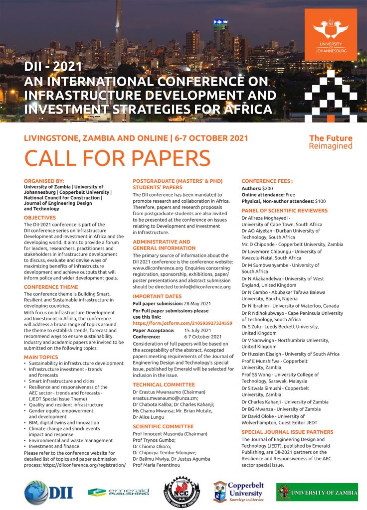 Dii 2021 Conference Call For Papers