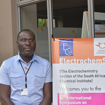 Professor Omotayo Arotiba Elected Chairperson Electrochemsa