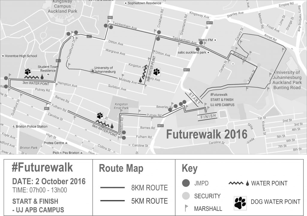 Uj 2016 Future Walk Area Map