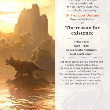 Public Lecture The Reason For Existence