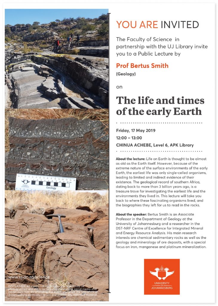 Public Lecture: The Life And Times Of The Early Earth