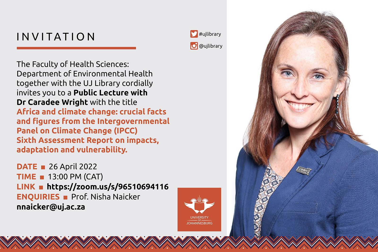 Dr Caradee Wright Public Lecture 1600x1067