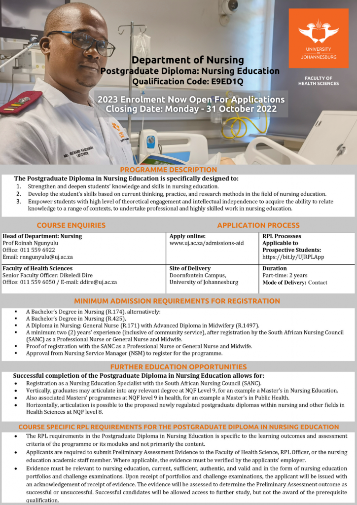 Pgdip Nursing Education 2023 Vf (1)