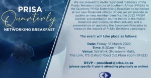 Prisa Quarterly Networking Breakfast