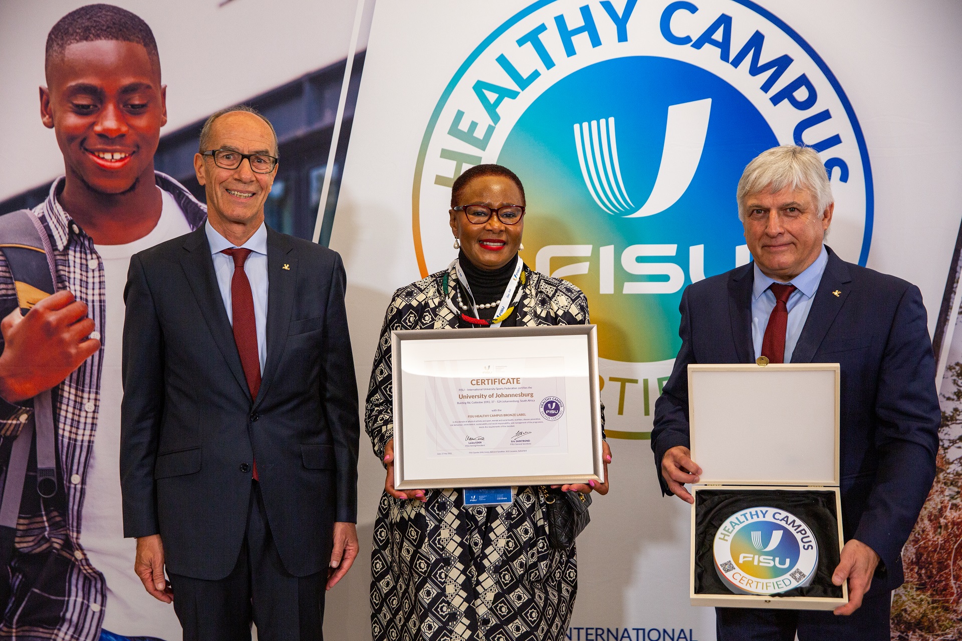 Dr Vukuza Receives The Healthy Campus Bronze Label Certificate In Brussels