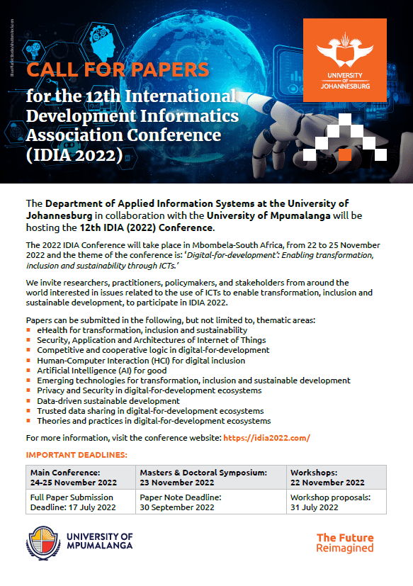 Ais Idia 2022 Call For Papers A5 May 2022 Png