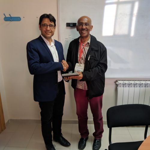 Dr Mathee And Dr Munir Eldin, Executive Dean, Faculty Of Arts Bzu