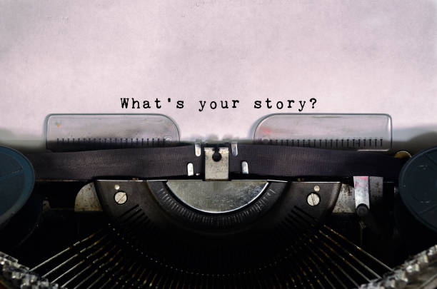 Storytelling, Author,what's Your Story, Vintage Typewriter, Rustic