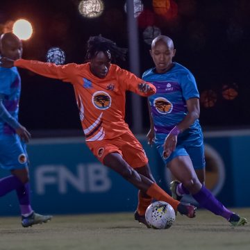 Thulani Zandamela In Action Against Nwu At The Uj Soweto Stadium