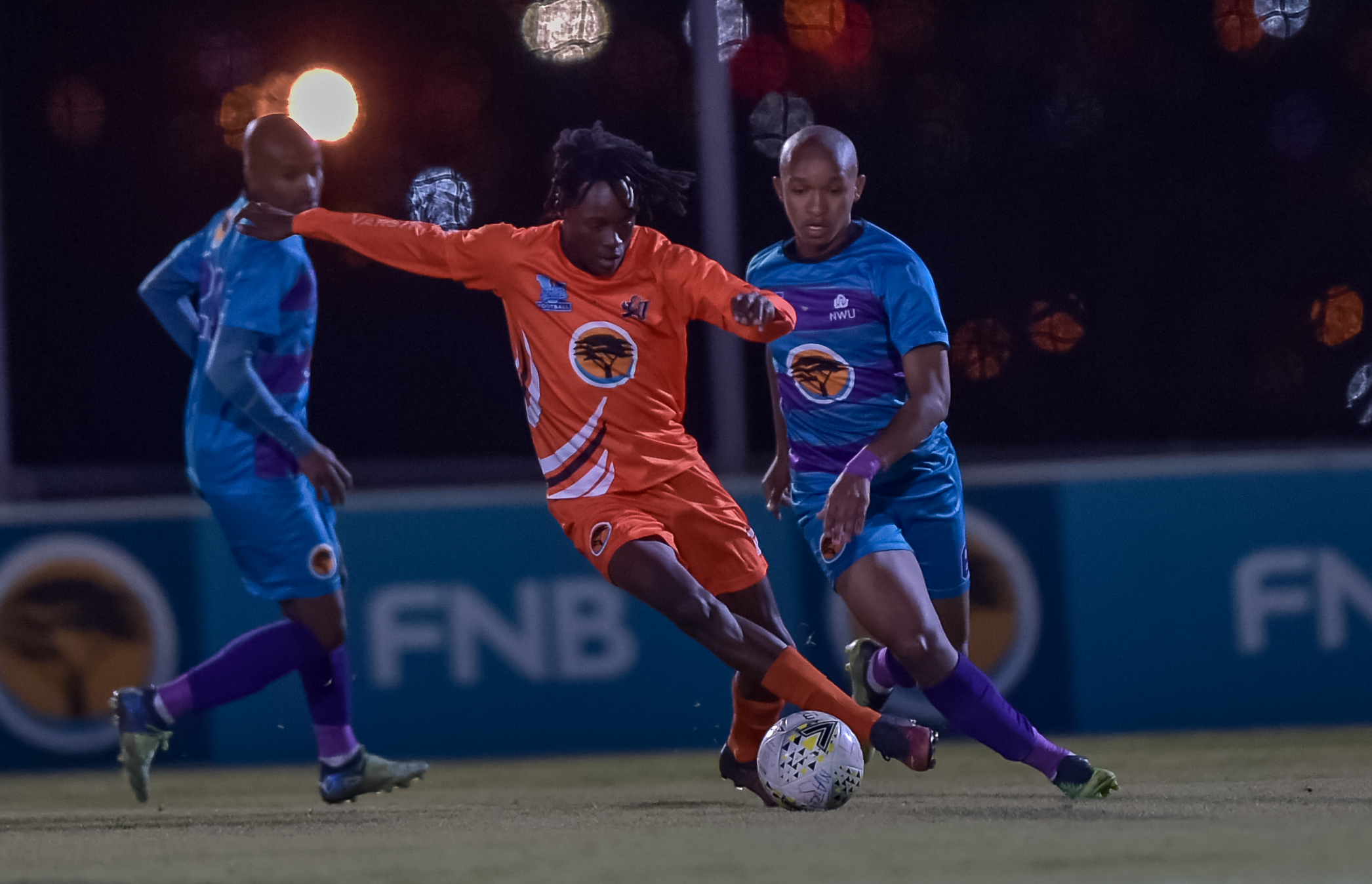 Thulani Zandamela In Action Against Nwu At The Uj Soweto Stadium