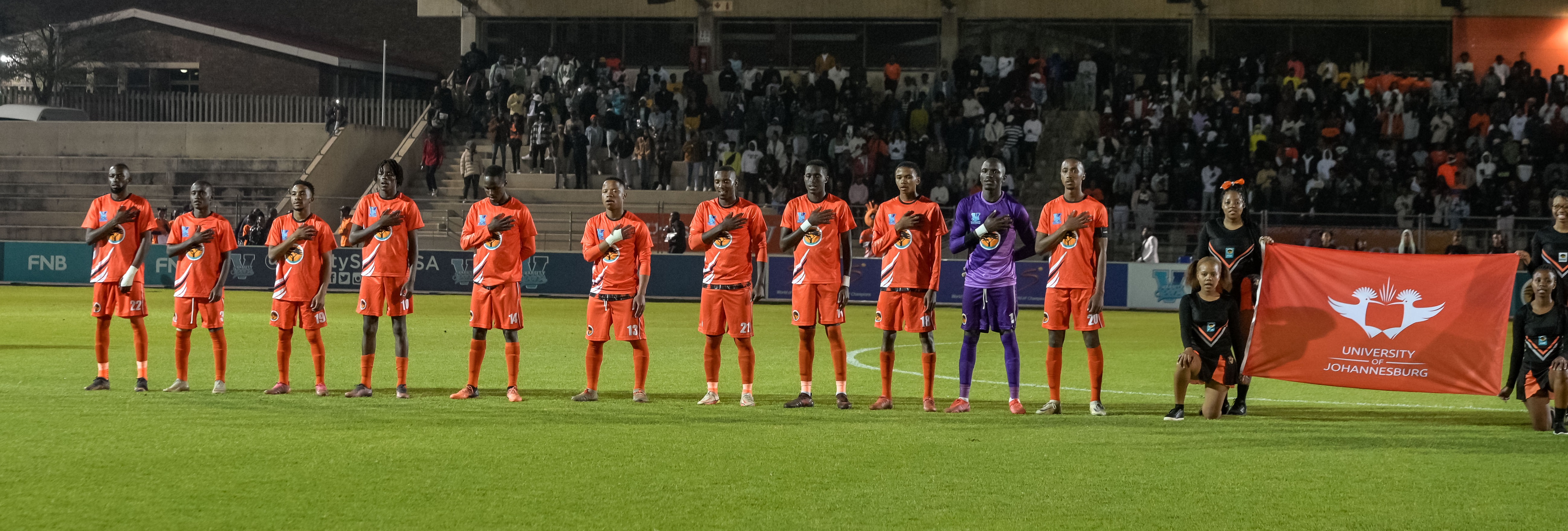 A goalless draw between UJ and UFS Kovsies in round four of the 2022 FNB Varsity Football tournament at the UJ Soweto Stadium. Photo: UJ Sport
