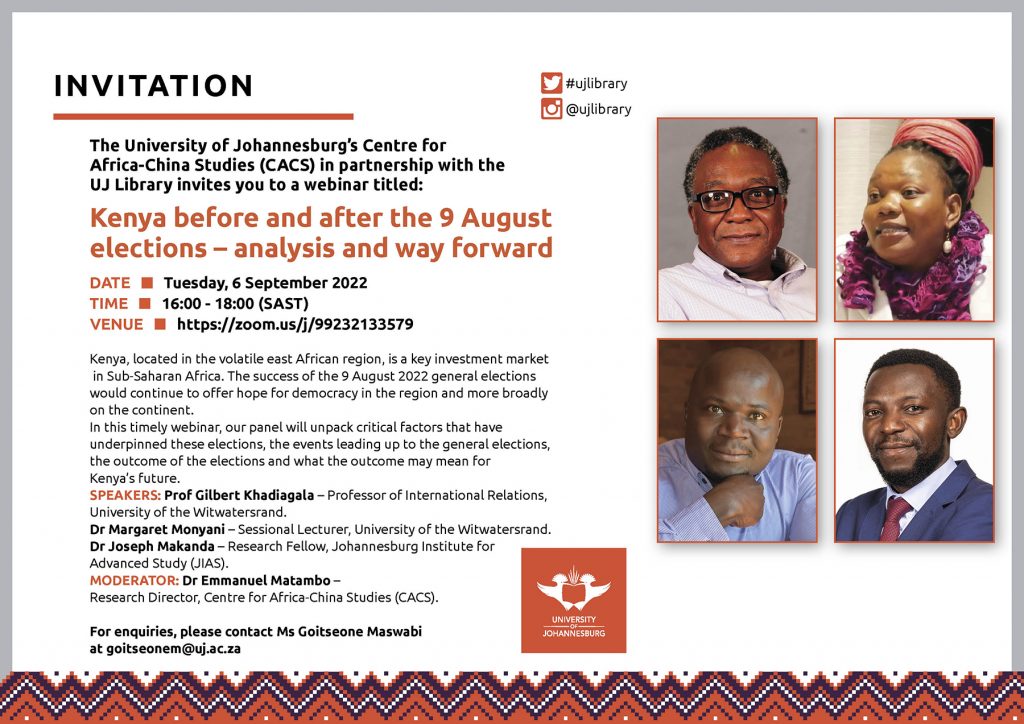Kenya Webinar Invite Uj Library