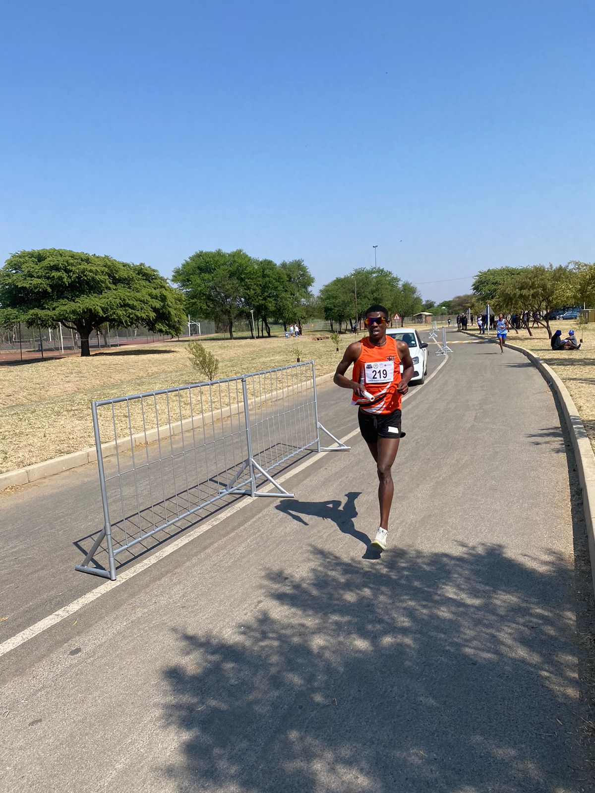 Nkosinathi Sibiya at 2022 USSA Cross Country championships NWU