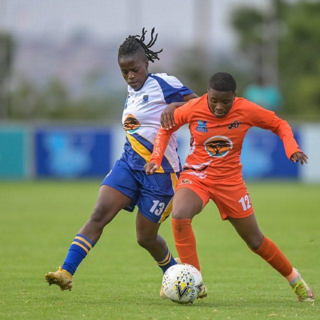 Sphumelele Shamase in the 2022 FNB Varsity Football final match against UWC