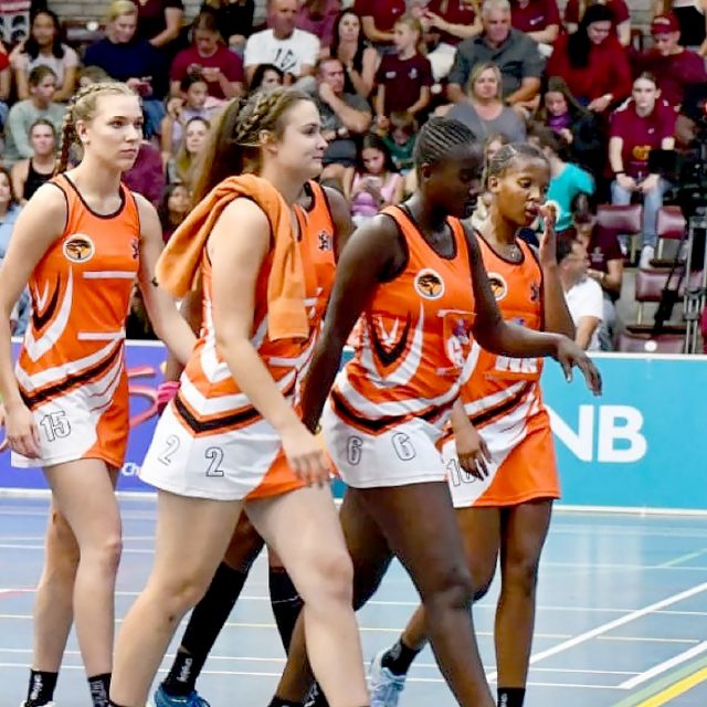 UJ vs Maties in the semi-final of the 2022 FNB Varsity Netball tournament