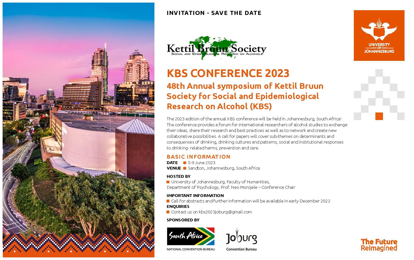 Kettil Bruun Symposium Invite