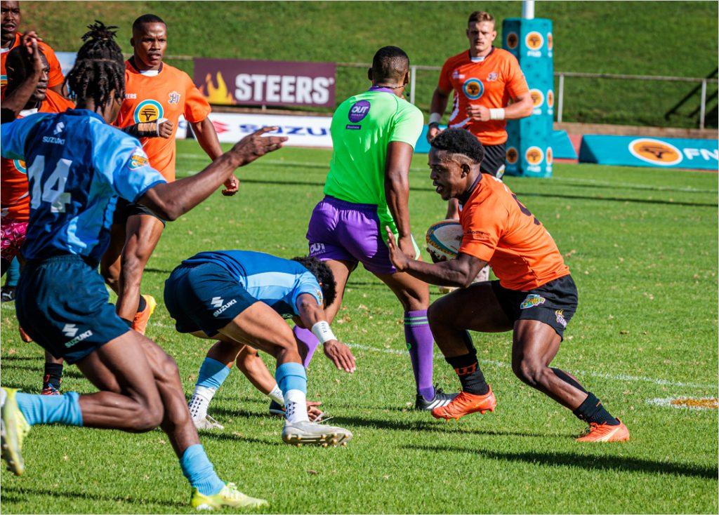 Mpho Kubheka Of Fnb Uj Makes A Run Against Fnb Cut