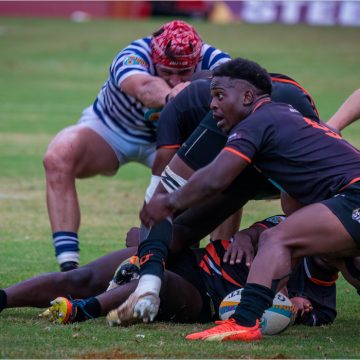 Mpho Kubheka Of Fnb Uj Passes The Ball During The Uj Uct Game At Uj Stadium